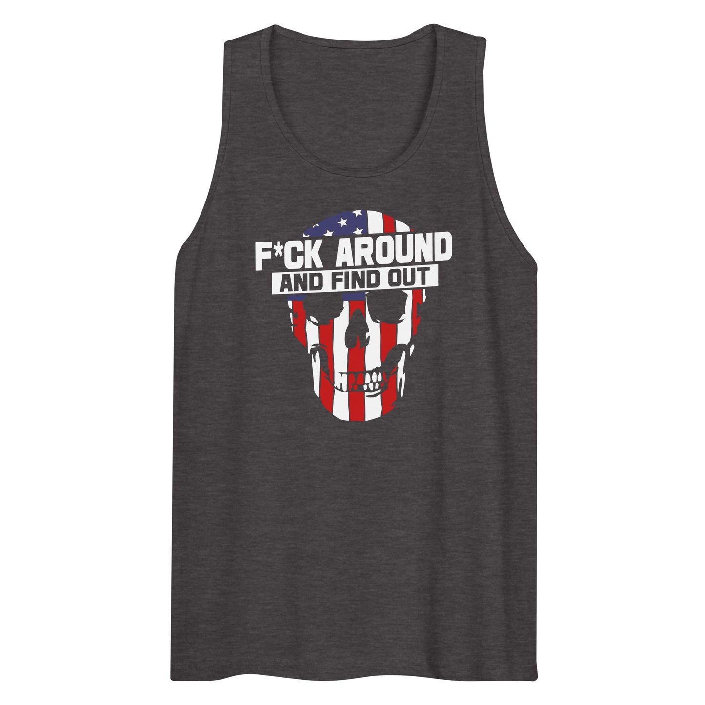 Men’s FAFO American Skull tank top