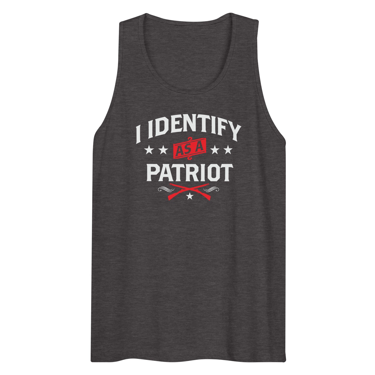 Men’s I Identify As A Patriot tank top