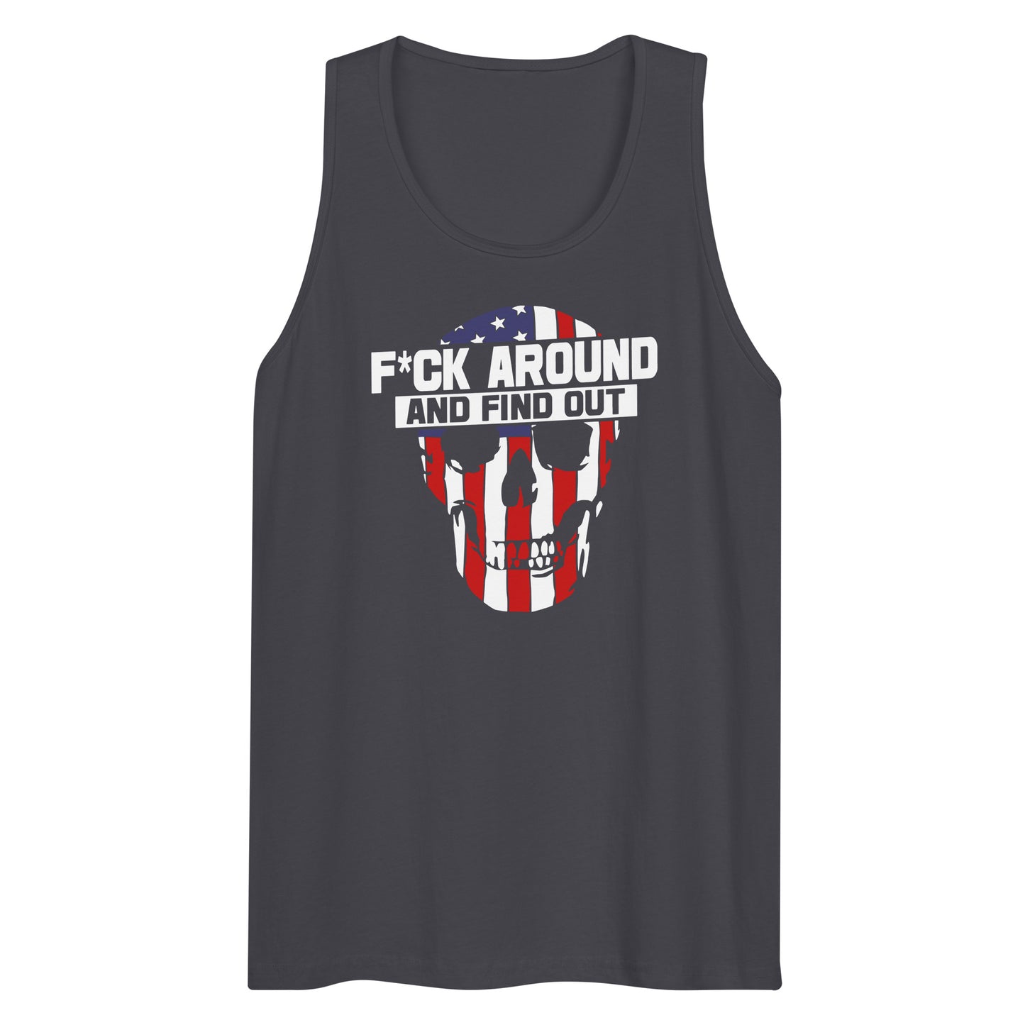 Men’s FAFO American Skull tank top