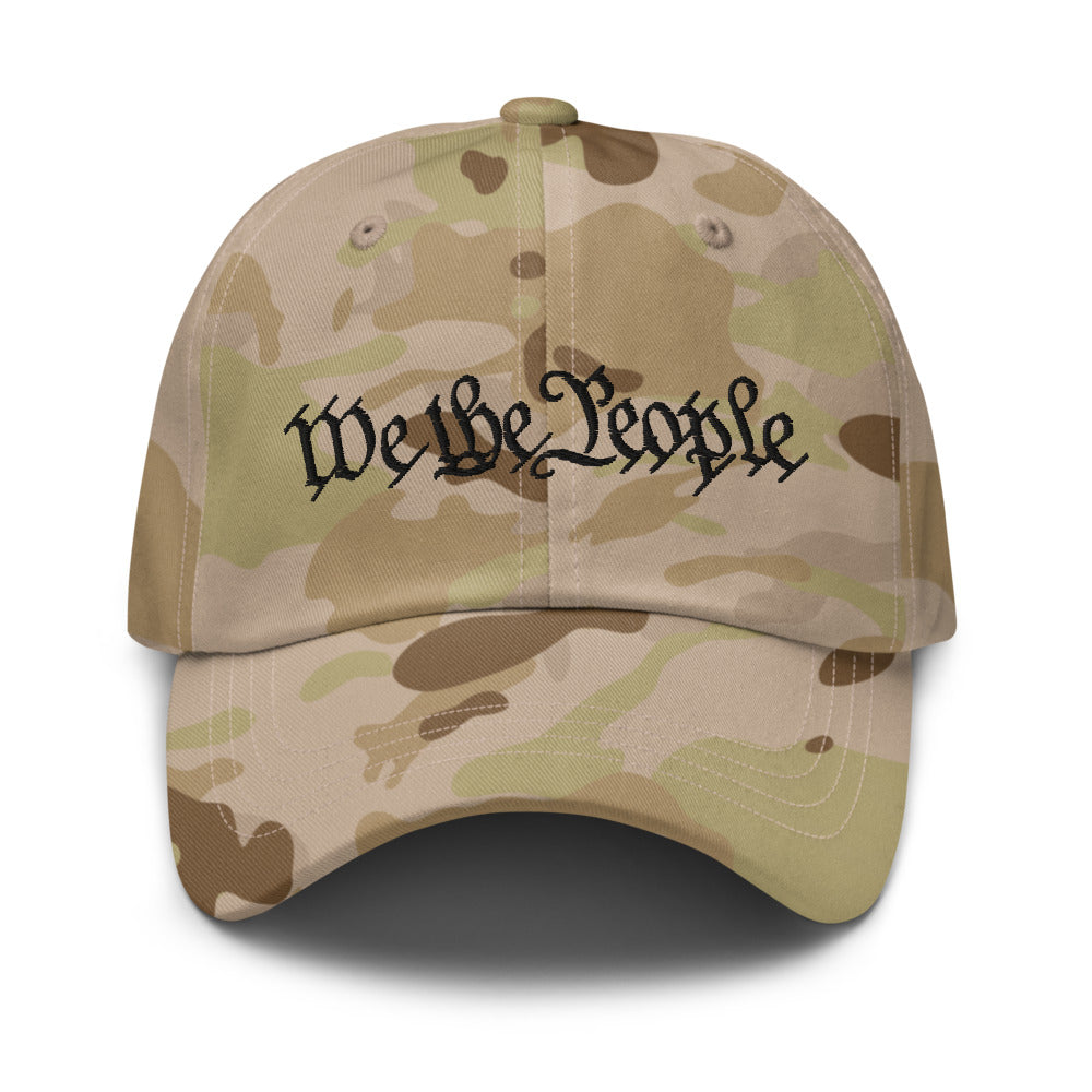 We The People Embroidered MultiCam Camo Hat