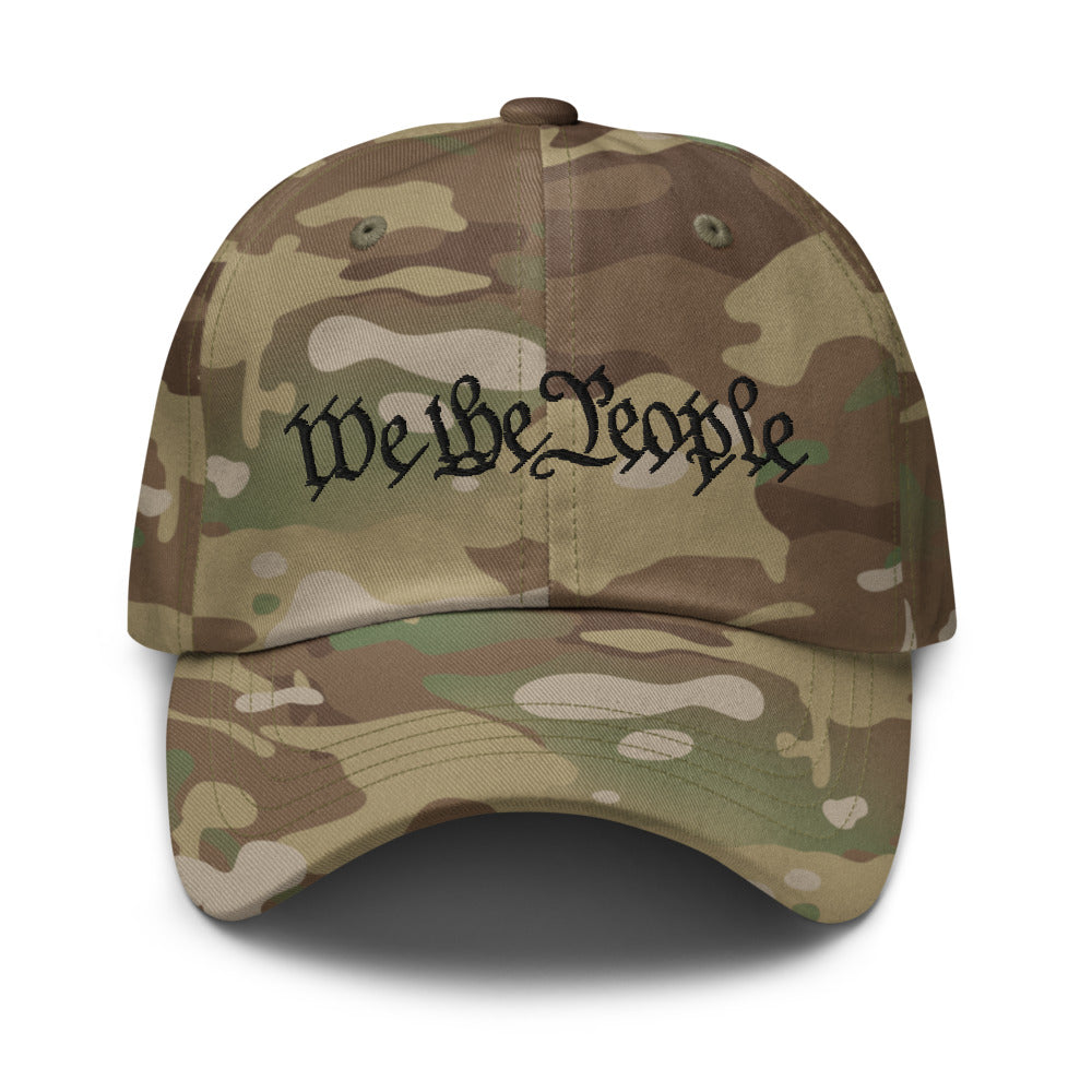 We The People Embroidered MultiCam Camo Hat