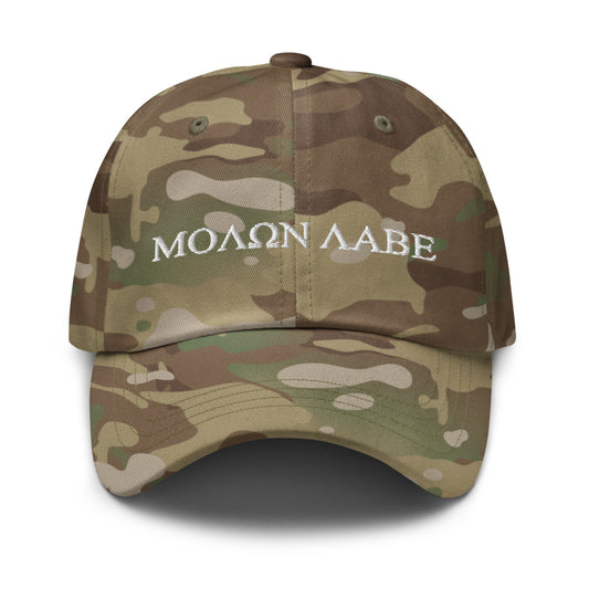 Molon Labe Embroidered MultiCam Camo Hat