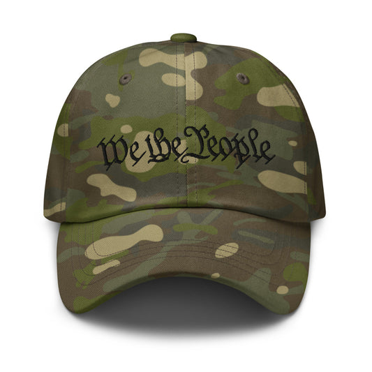 We The People Embroidered MultiCam Camo Hat