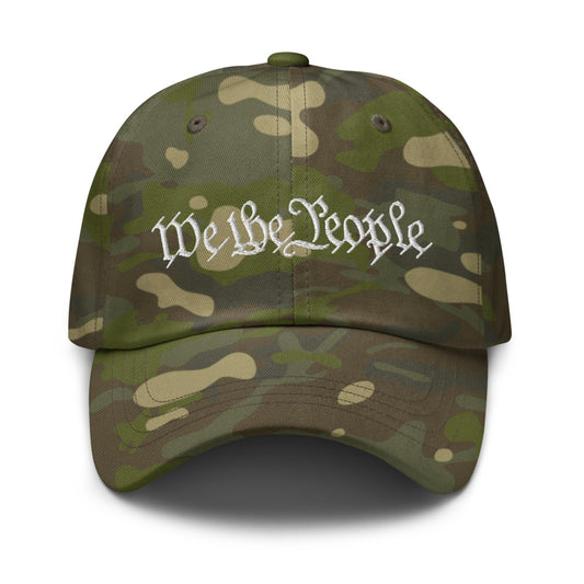 We The People Embroidered MultiCam Camo Hat