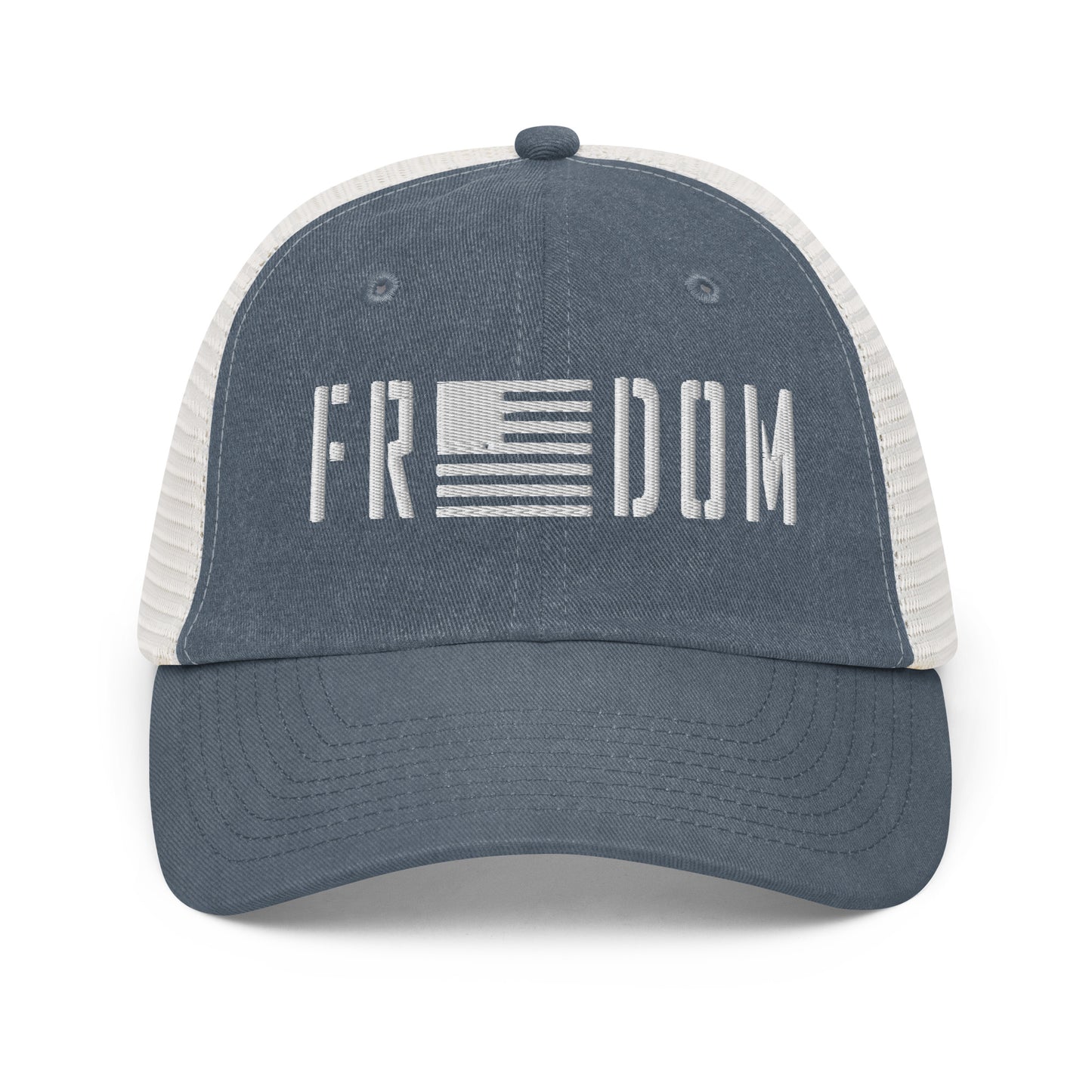 Freedom Red White And Blue Trucker Hat