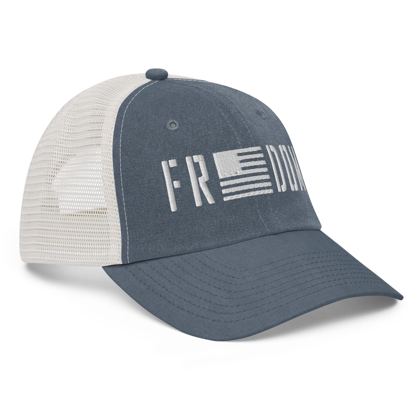 Freedom Red White And Blue Trucker Hat