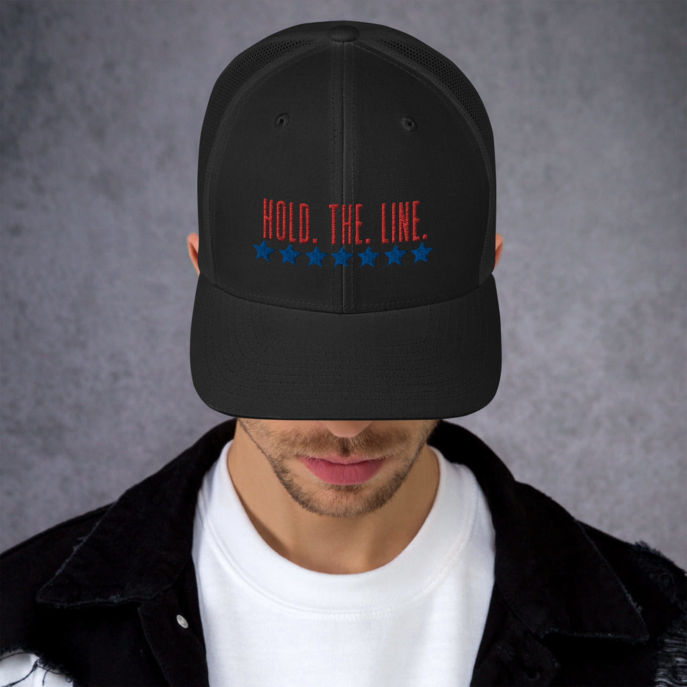 Hold The Line Unisex Trucker Cap