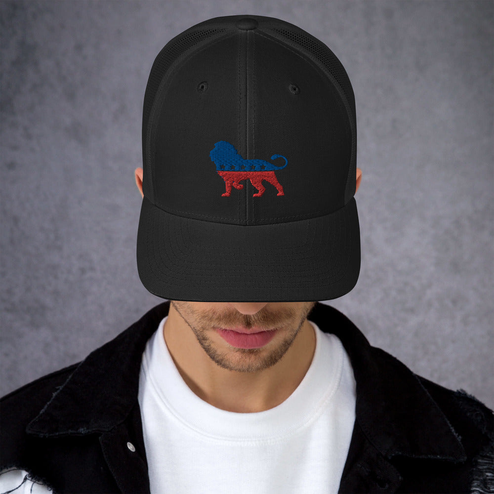 Patriot Lion Rebellion Becomes Duty Unisex Trucker Cap