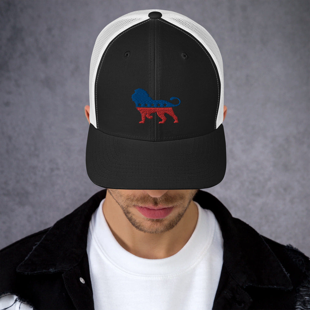 Patriot Lion Rebellion Becomes Duty Unisex Trucker Cap