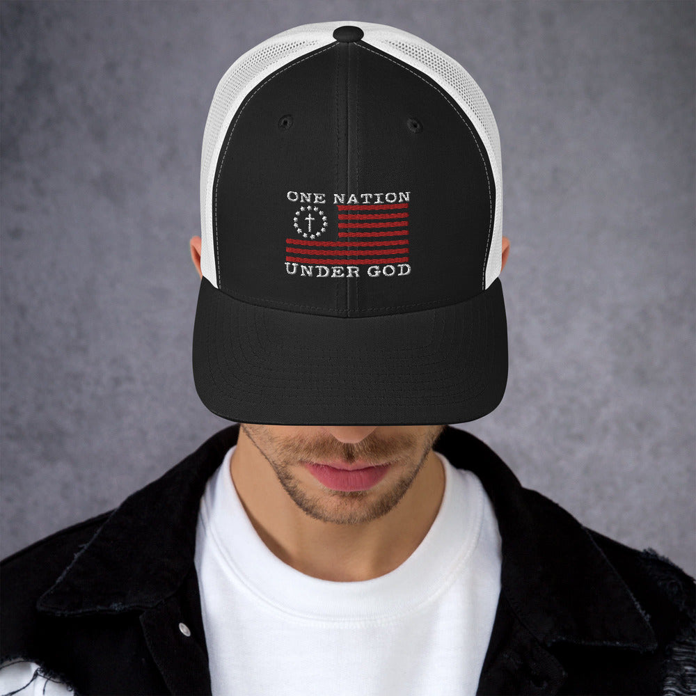 One Nation Under God Trucker Cap