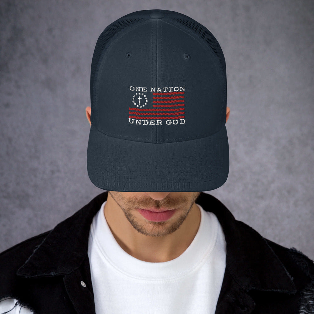 One Nation Under God Trucker Cap