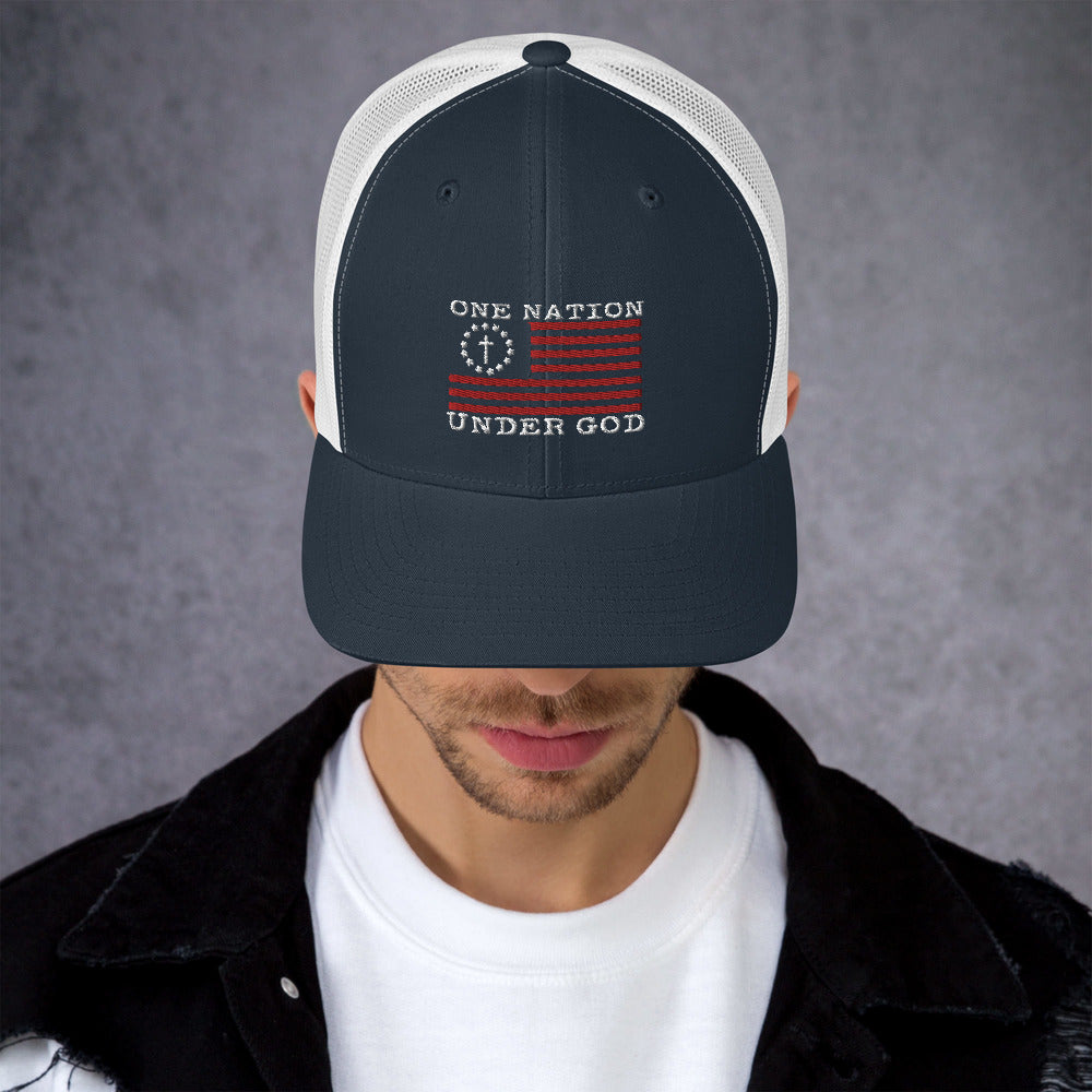 One Nation Under God Trucker Cap