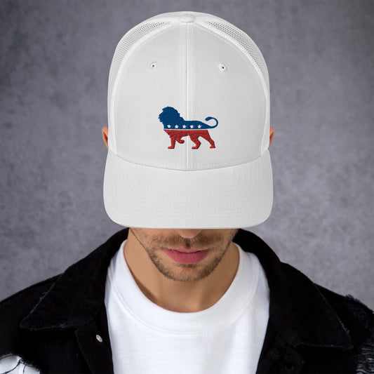 Patriot Lion Rebellion Becomes Duty Unisex Trucker Cap