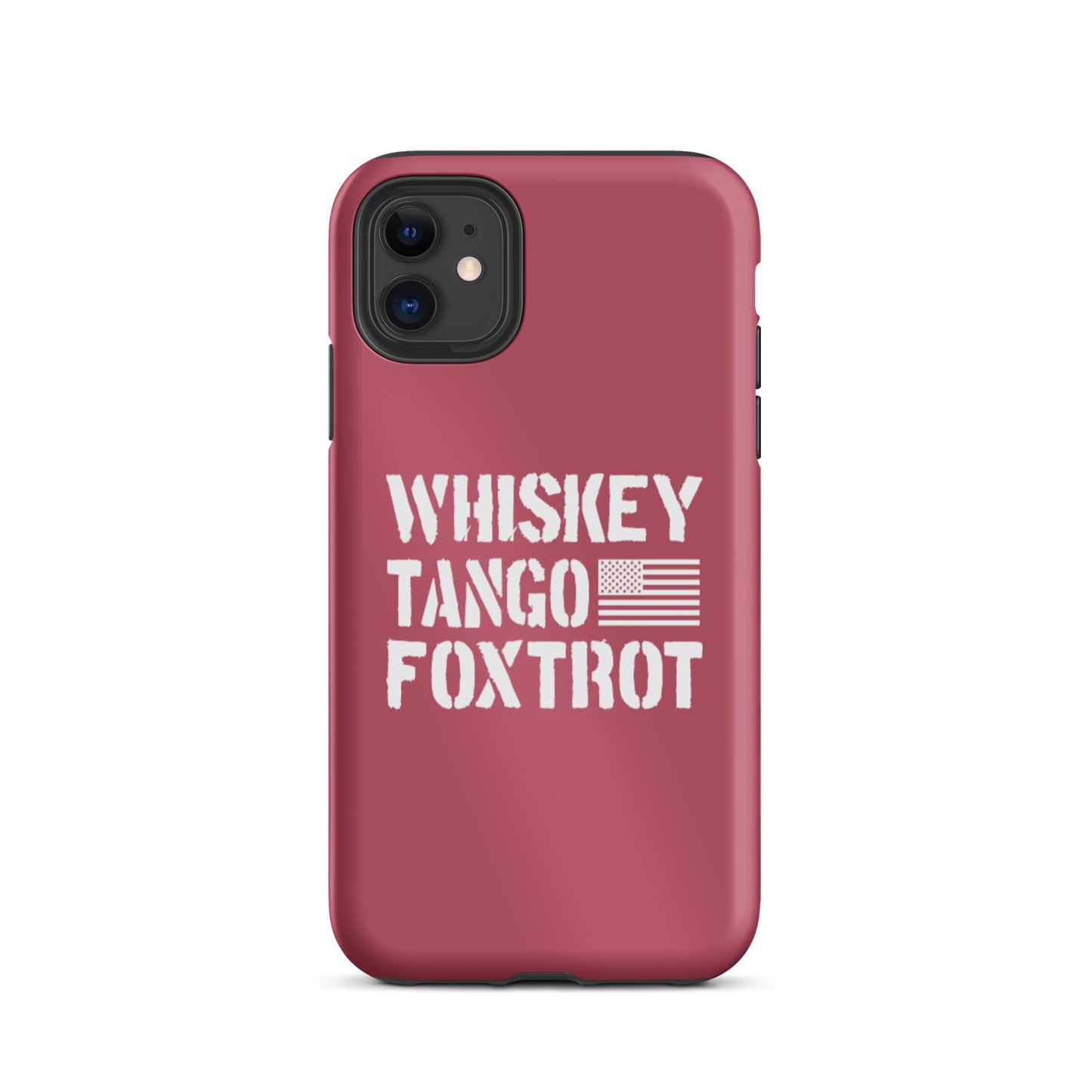 Whiskey Tango Foxtrot iPhone case