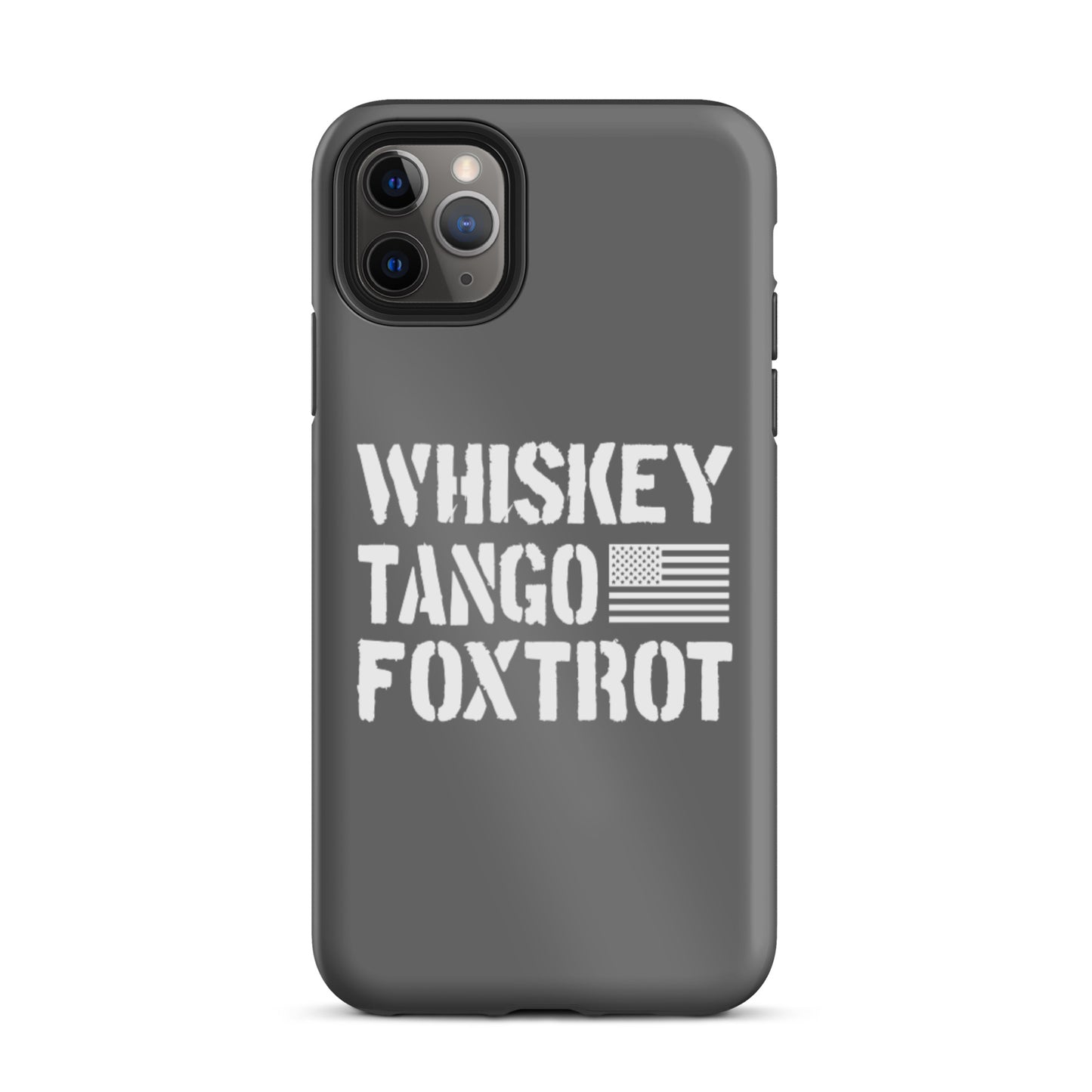 Whiskey Tango Foxtrot iPhone case