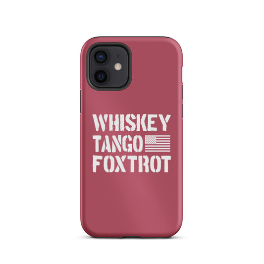 Whiskey Tango Foxtrot iPhone case