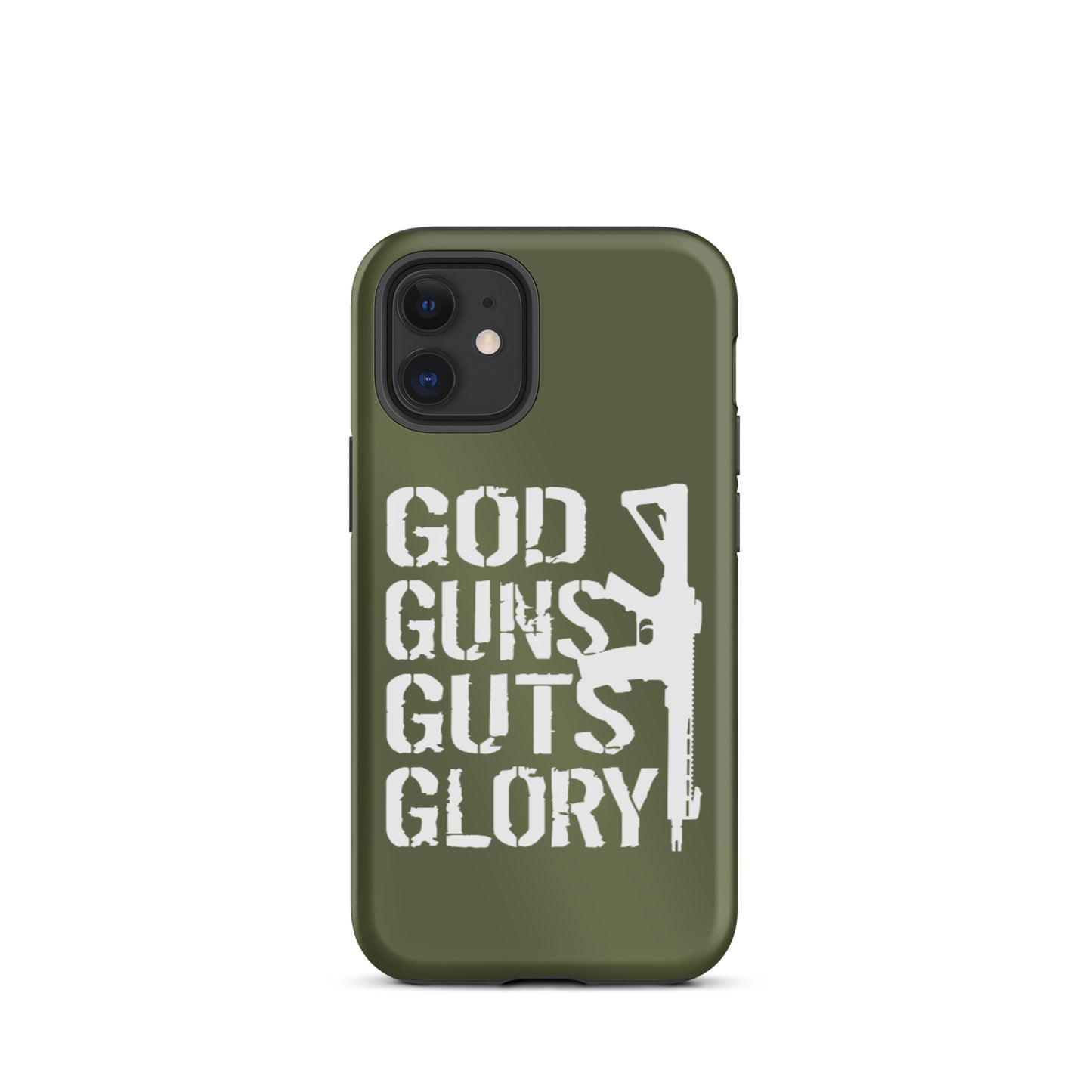 God Guns Guts Glory iPhone case