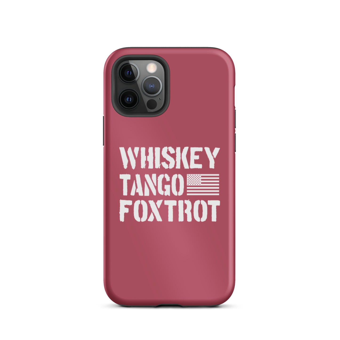 Whiskey Tango Foxtrot iPhone case