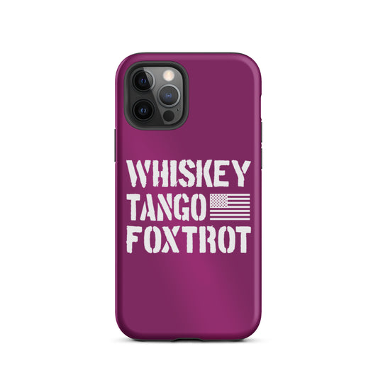 Whiskey Tango Foxtrot iPhone case