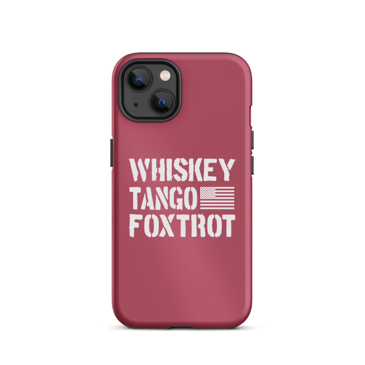 Whiskey Tango Foxtrot iPhone case