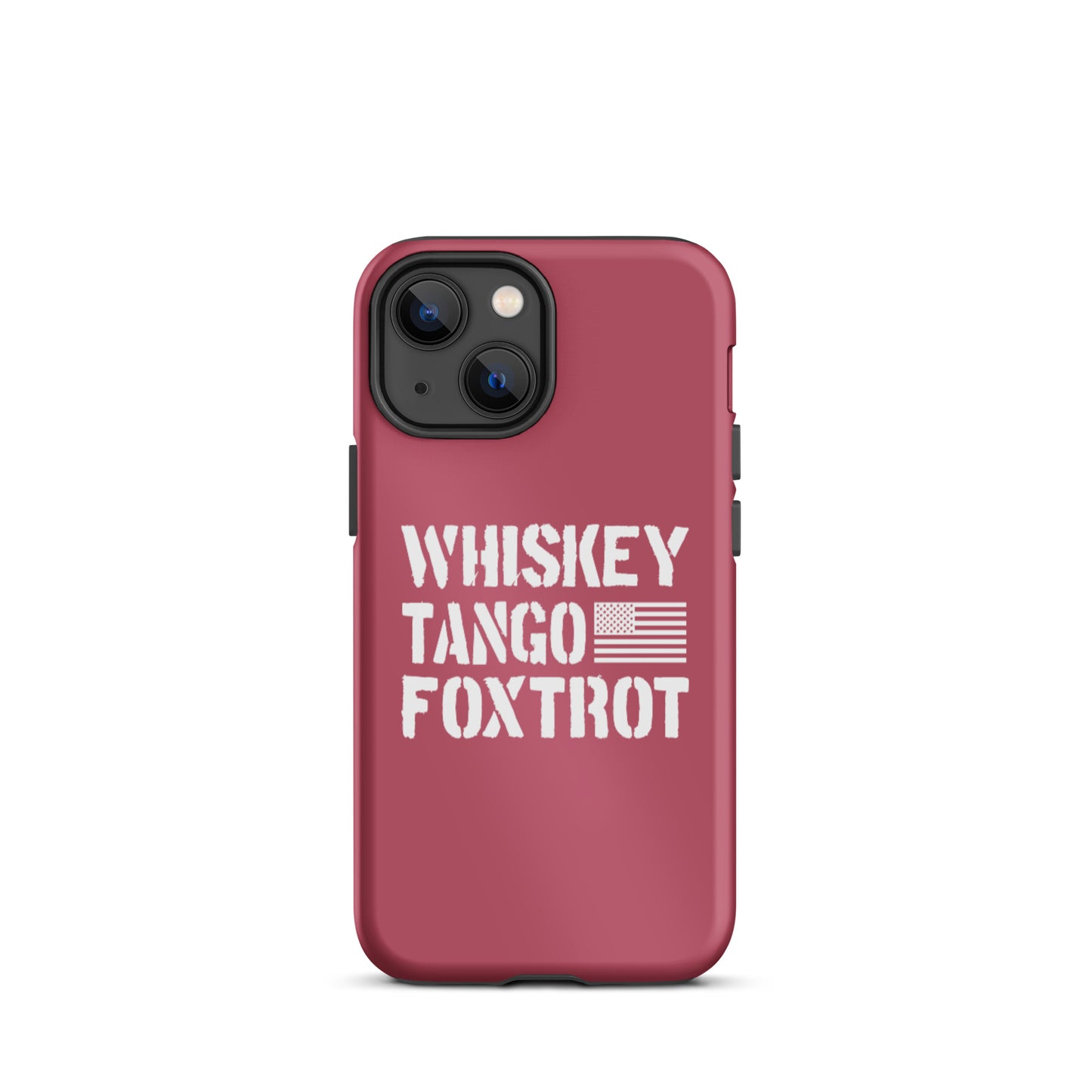 Whiskey Tango Foxtrot iPhone case