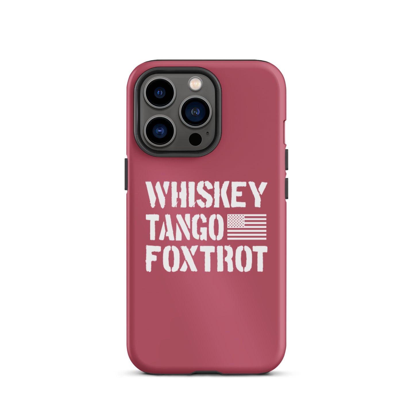 Whiskey Tango Foxtrot iPhone case