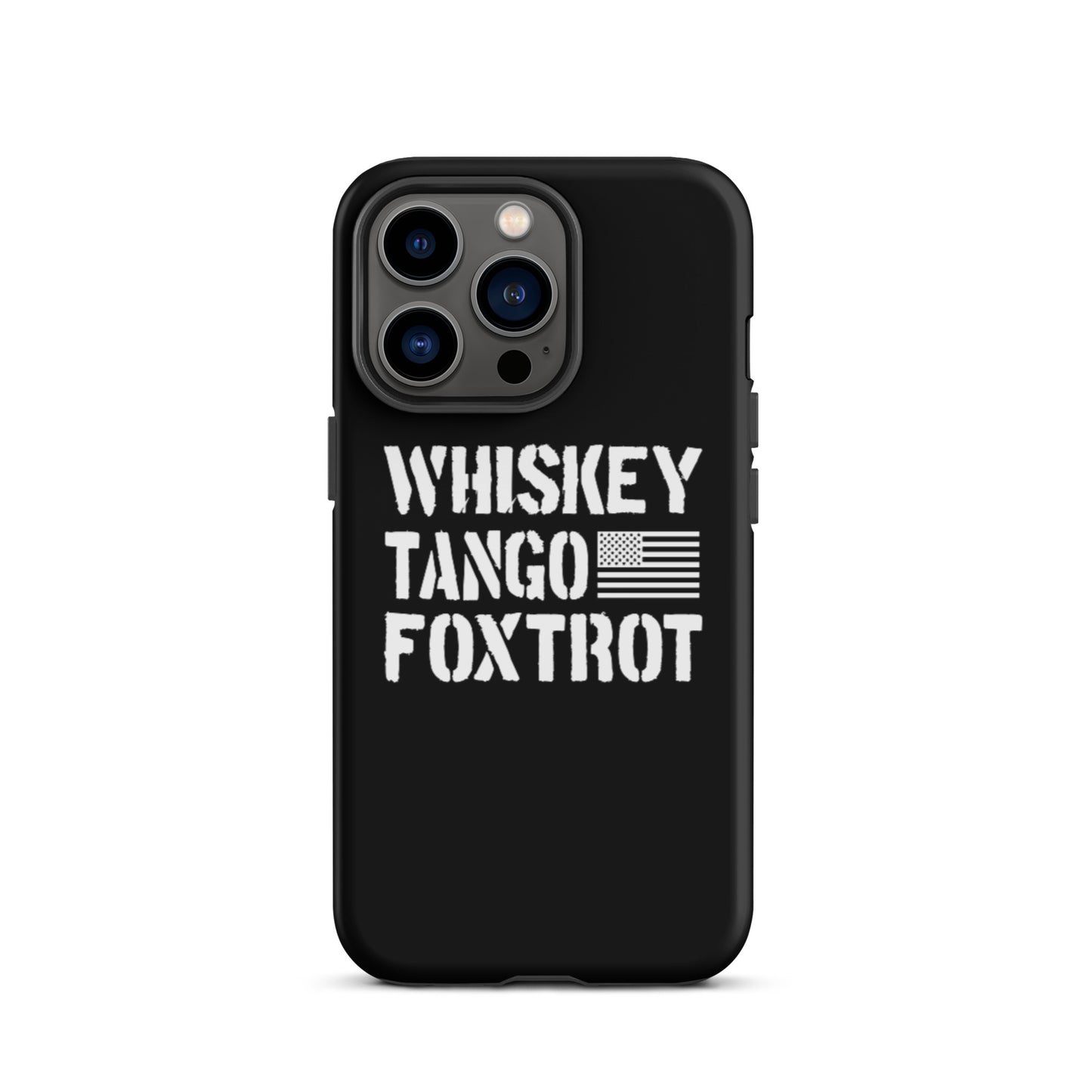 Whiskey Tango Foxtrot iPhone case