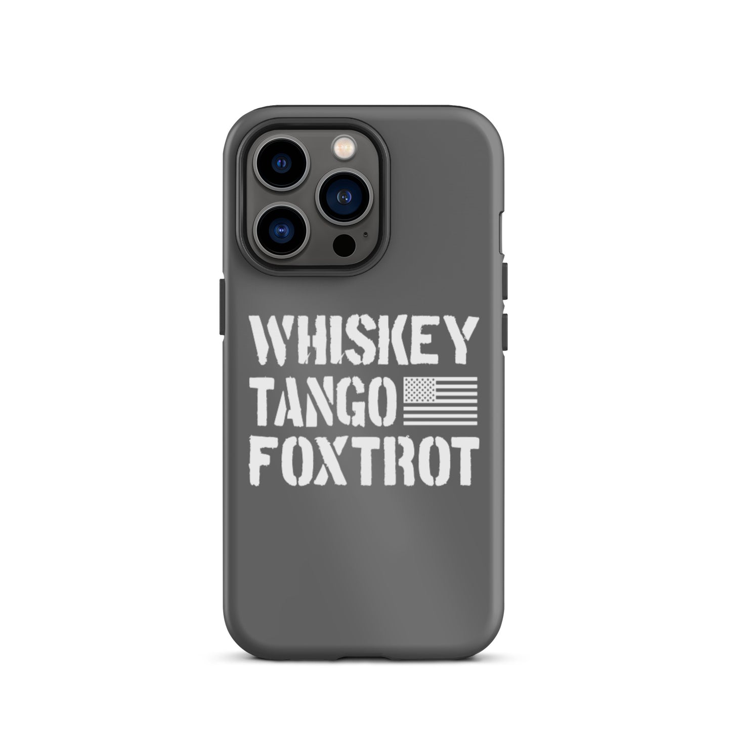 Whiskey Tango Foxtrot iPhone case