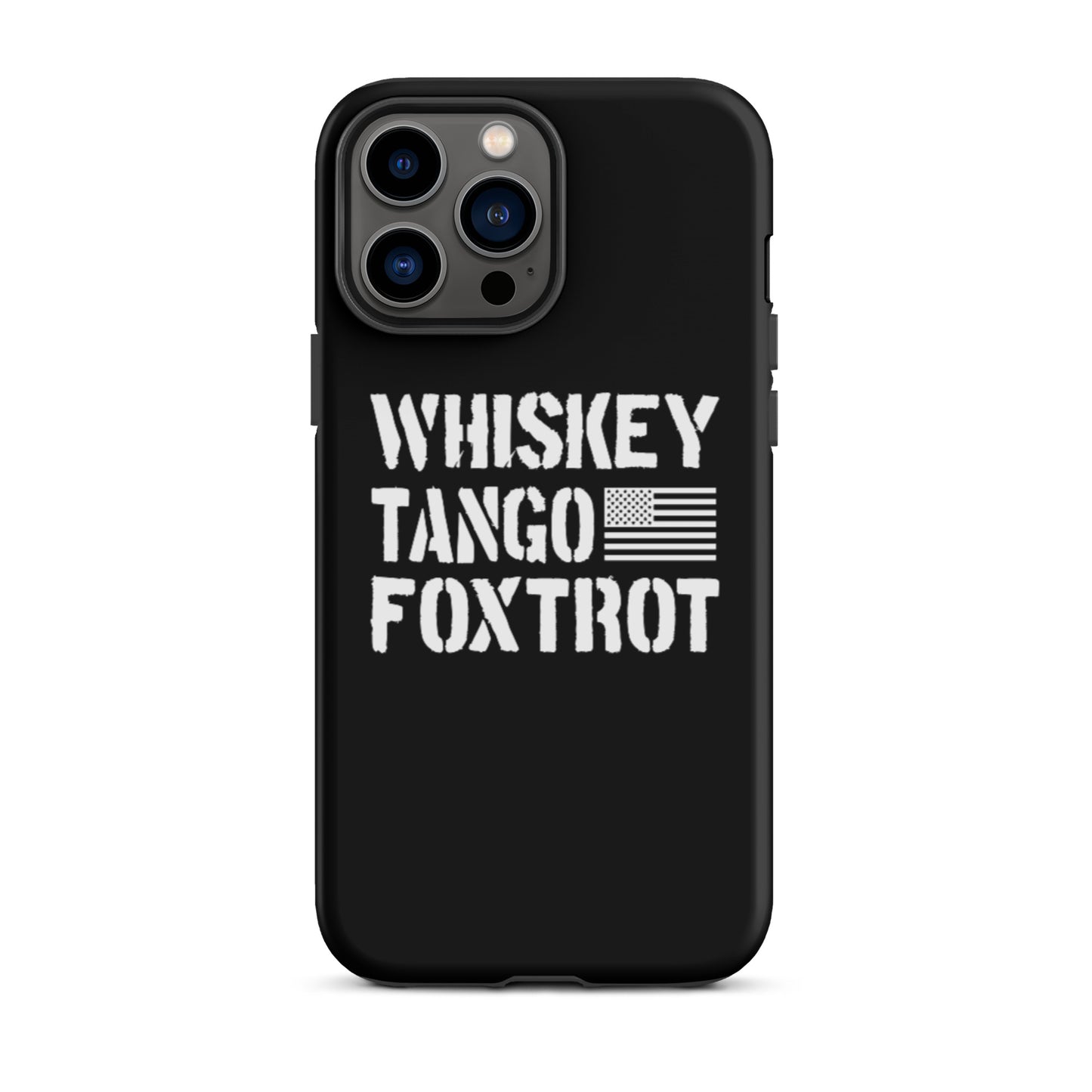 Whiskey Tango Foxtrot iPhone case