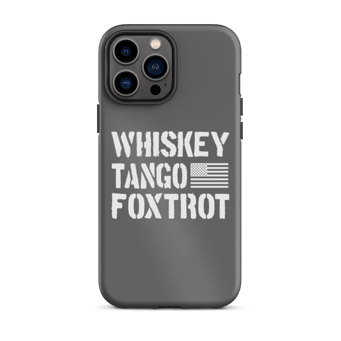 Whiskey Tango Foxtrot iPhone case