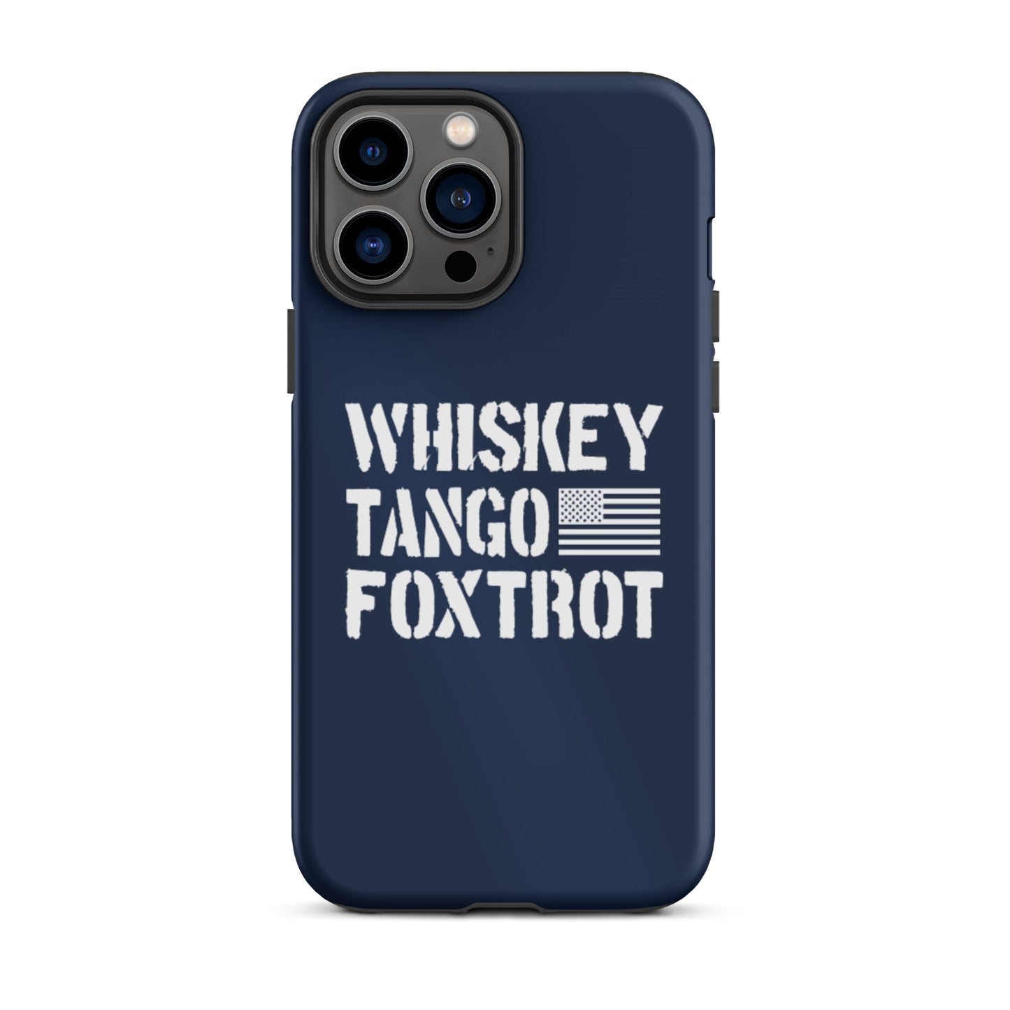 Whiskey Tango Foxtrot iPhone case