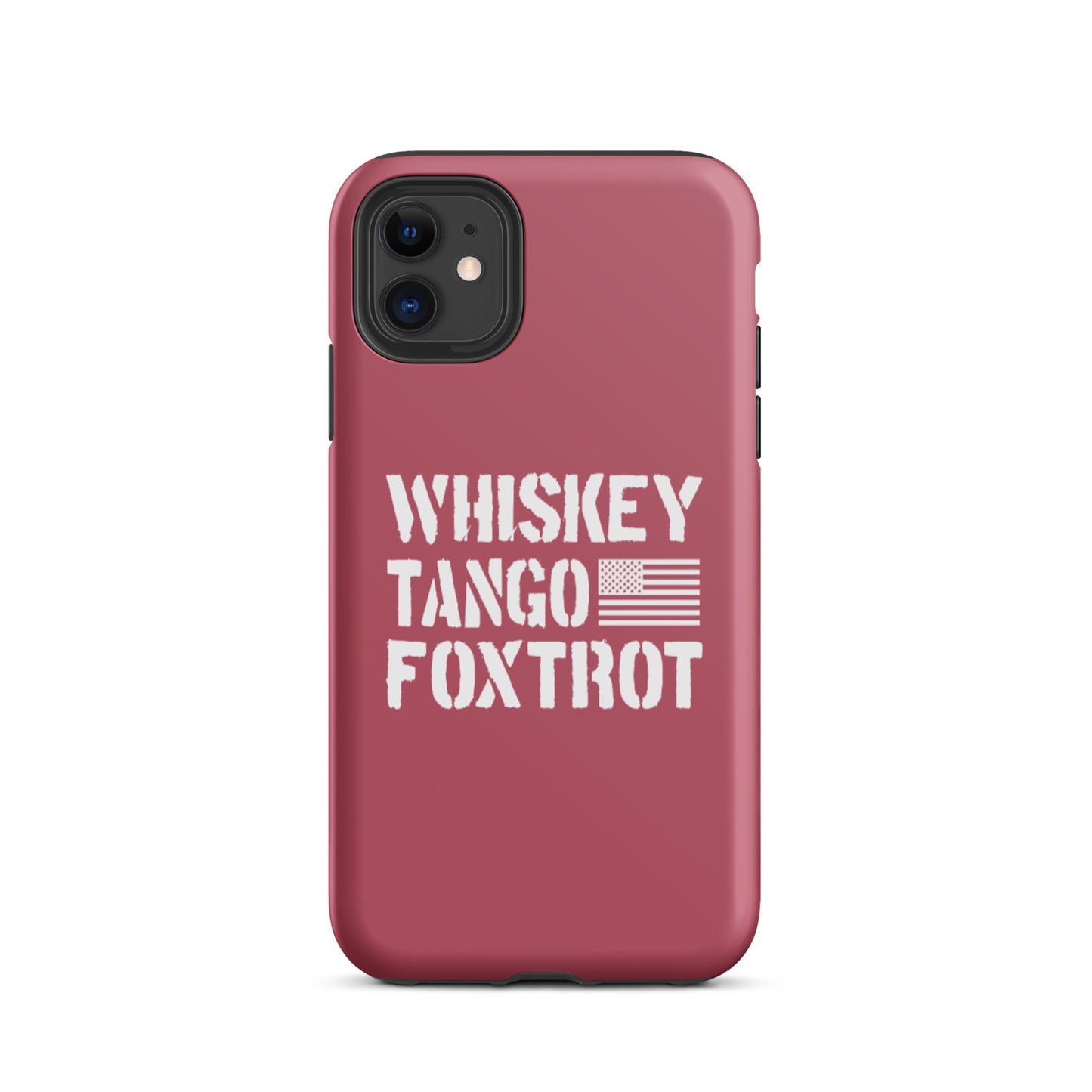 Whiskey Tango Foxtrot iPhone case