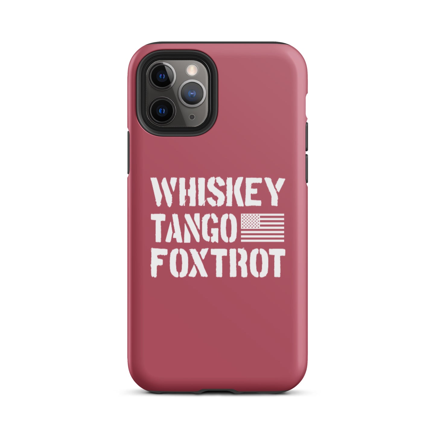 Whiskey Tango Foxtrot iPhone case