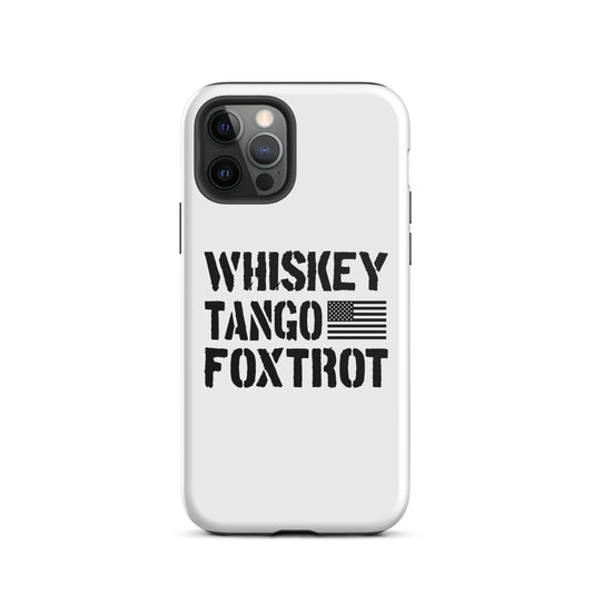 Whiskey Tango Foxtrot iPhone case