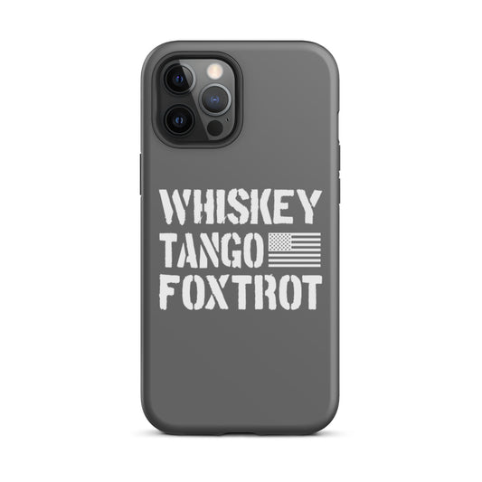 Whiskey Tango Foxtrot iPhone case