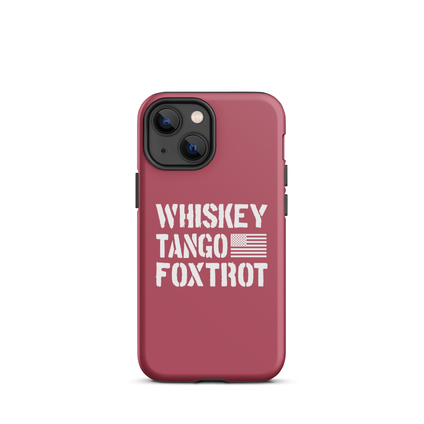 Whiskey Tango Foxtrot iPhone case