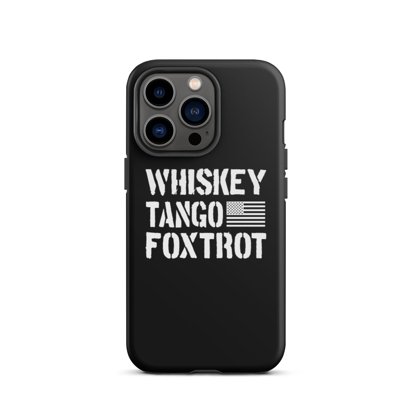 Whiskey Tango Foxtrot iPhone case