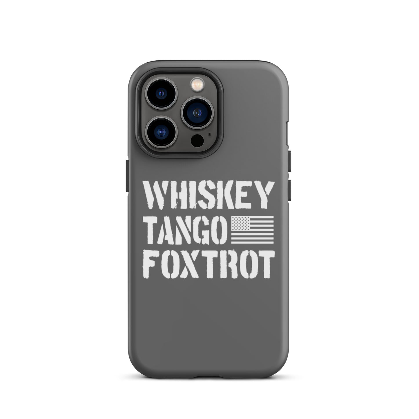 Whiskey Tango Foxtrot iPhone case