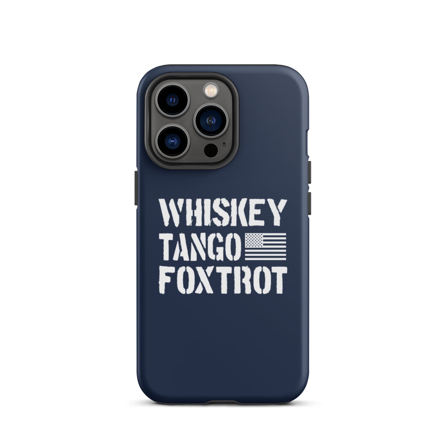 Whiskey Tango Foxtrot iPhone case