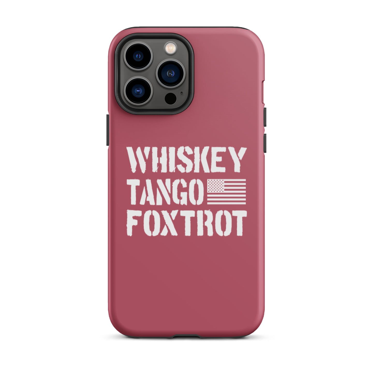 Whiskey Tango Foxtrot iPhone case