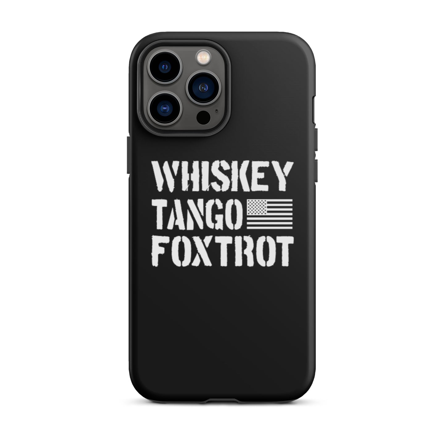 Whiskey Tango Foxtrot iPhone case