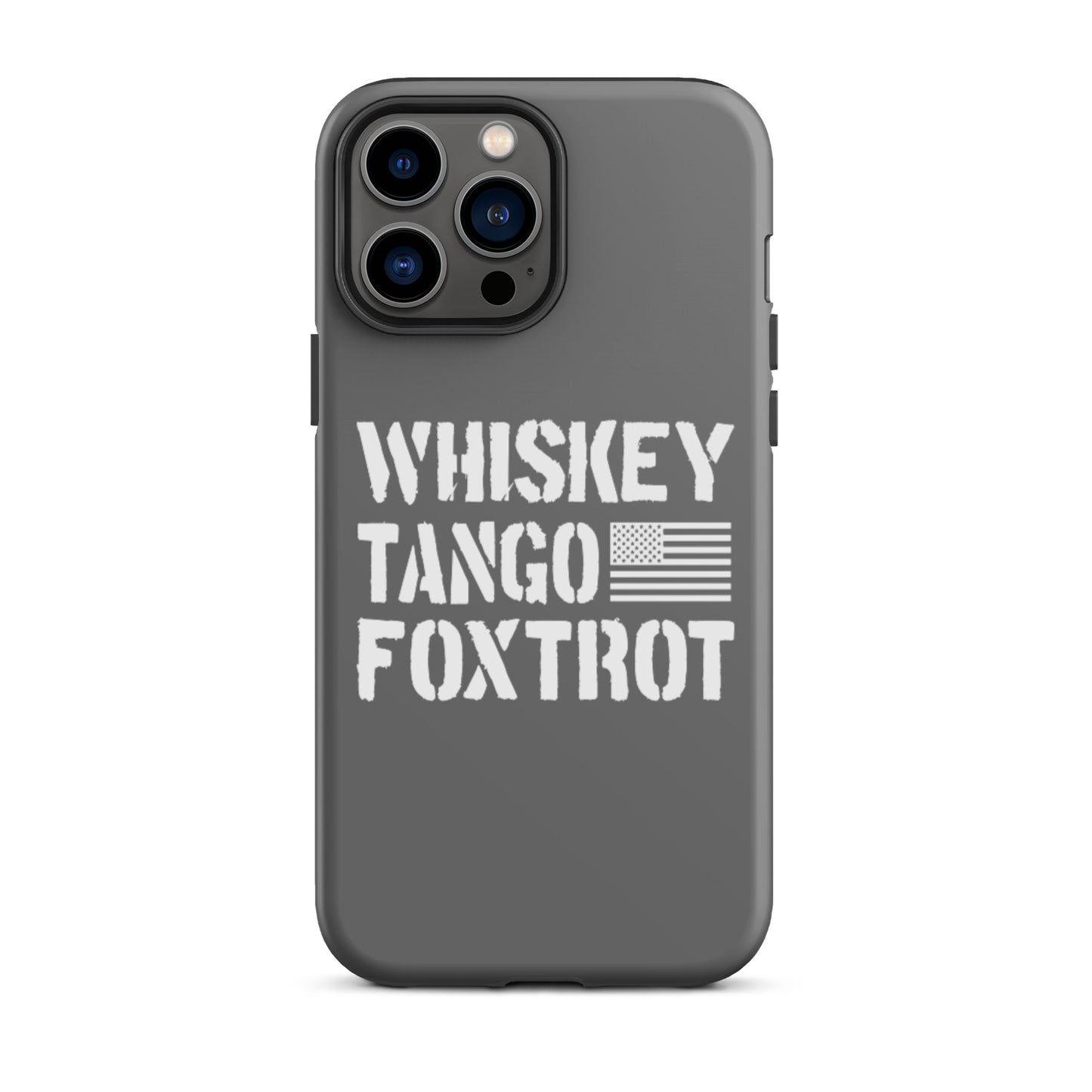 Whiskey Tango Foxtrot iPhone case