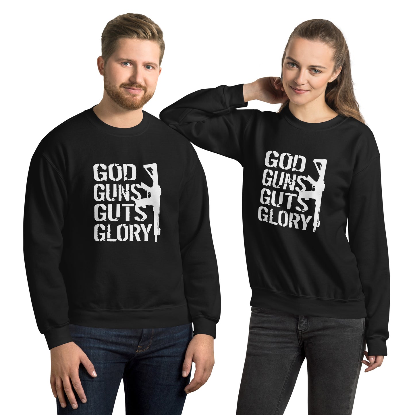 God, Guns, Guts, Glory Unisex Sweatshirt