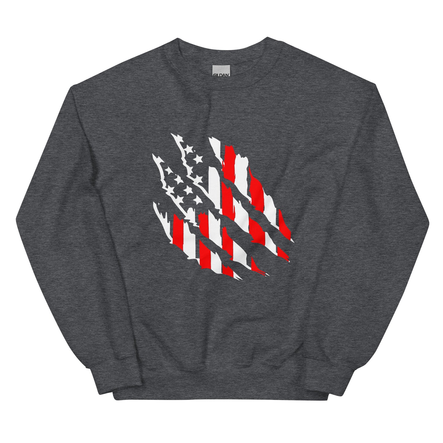 Tattered American Flag Unisex Sweatshirt