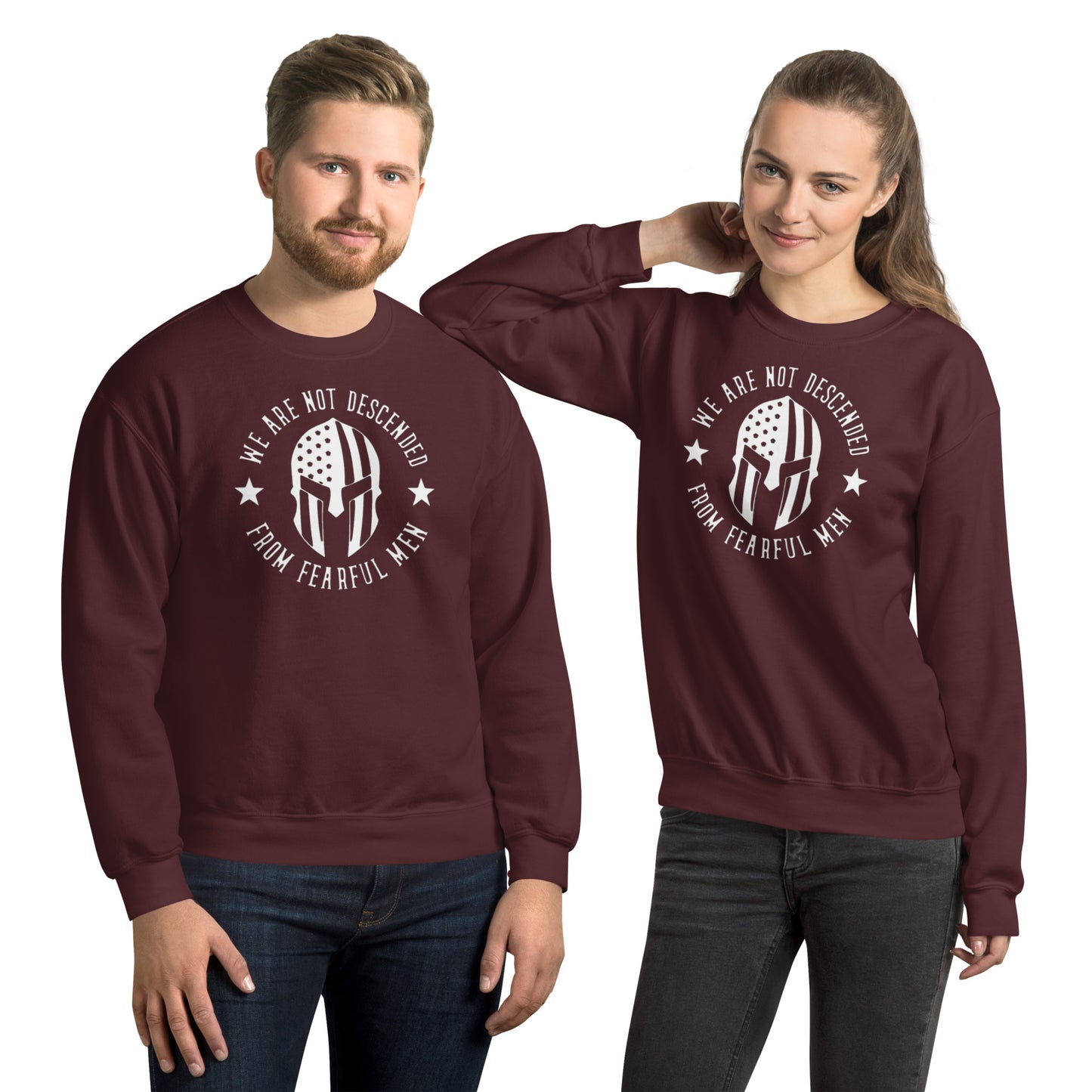 We Are Not Descended From Fearful Men Unisex Sweatshirt