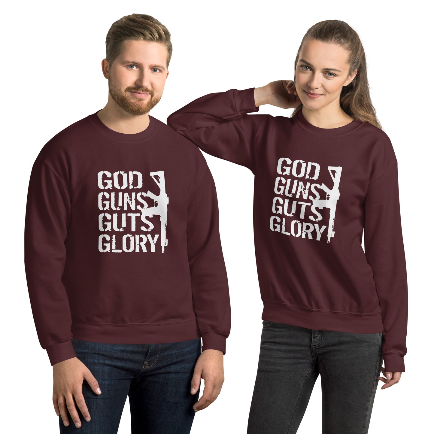 God, Guns, Guts, Glory Unisex Sweatshirt