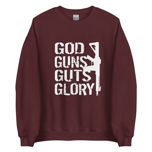 God Guns Guts Glory Unisex Sweatshirt