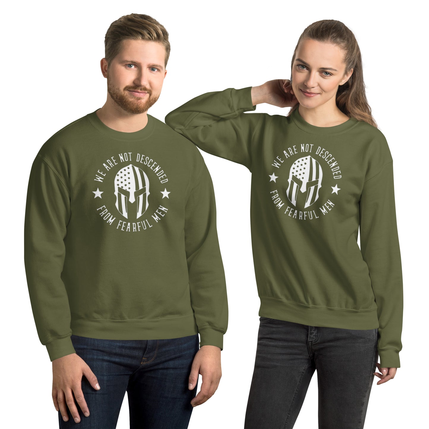 We Are Not Descended From Fearful Men Unisex Sweatshirt