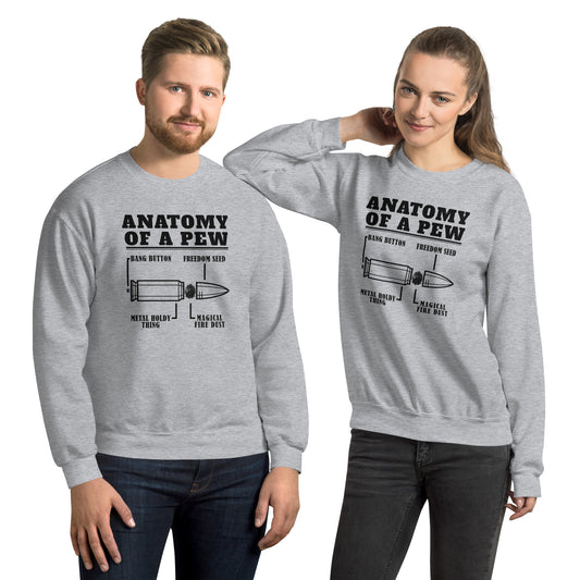 Anatomy of a Pew Unisex Sweatshirt