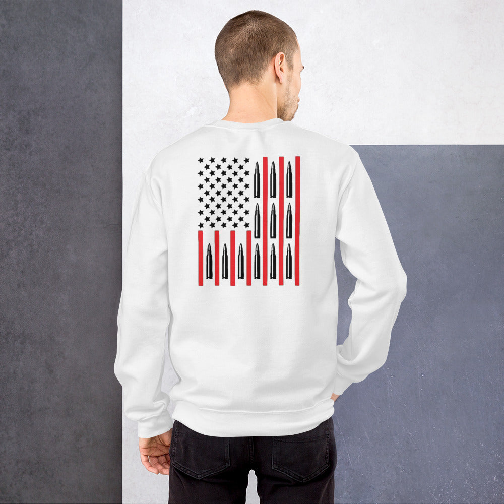 556 Ammo Flag Unisex Sweatshirt